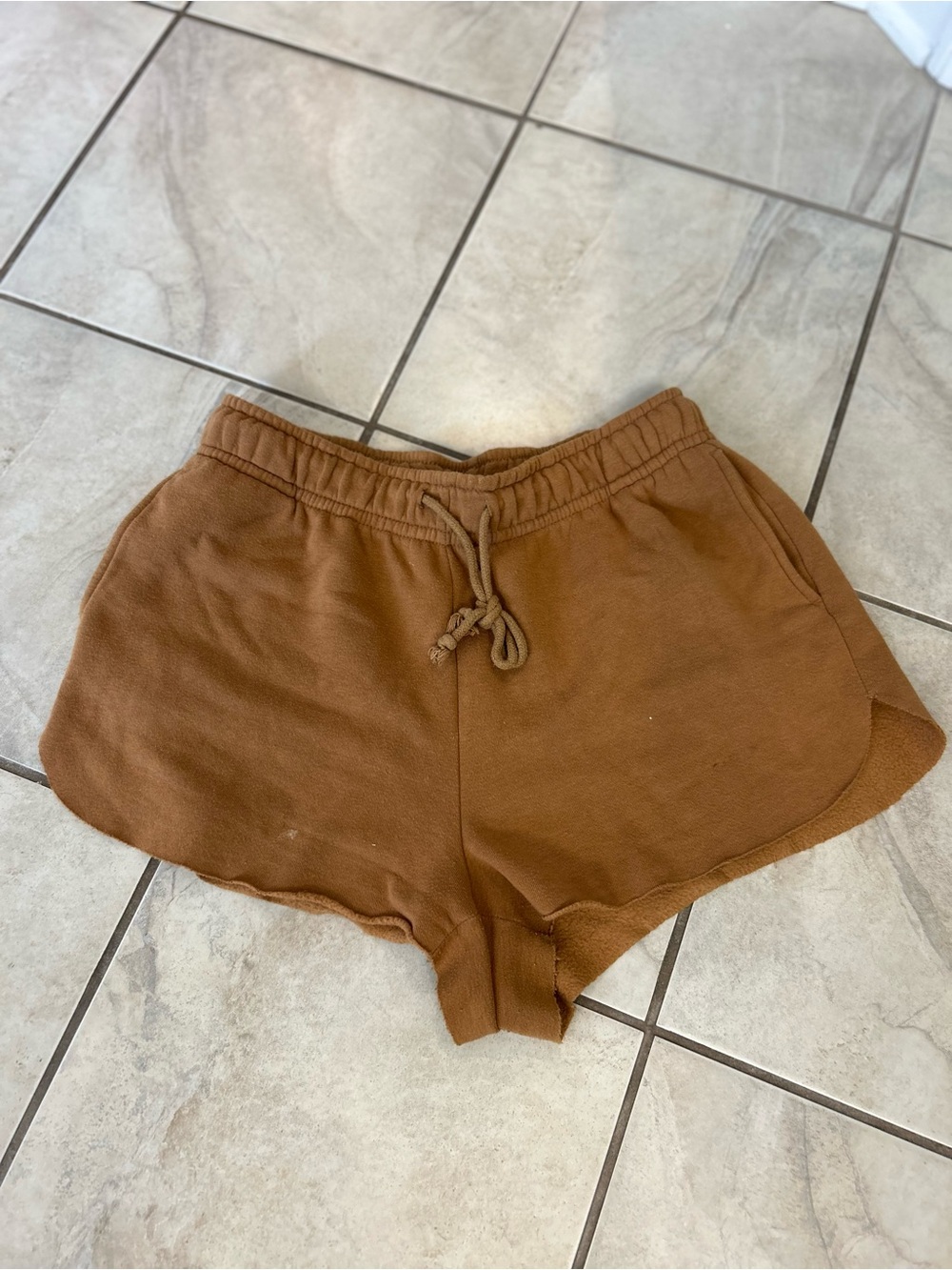 3-Pack Casual Women's Lounge Shorts — Olive, Rust, Charcoal - Picture 3 of 4